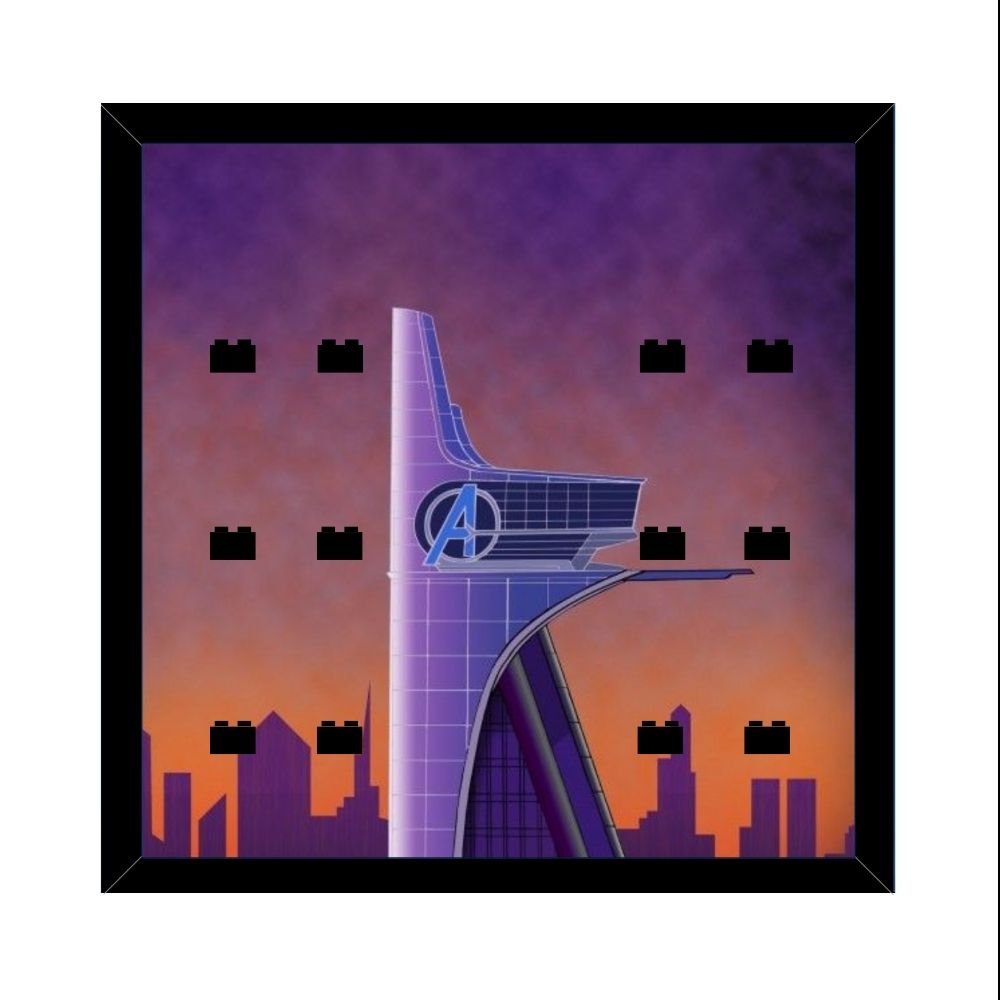 Ramka na LEGO 71031 Minifigures Marvel Display A LEGO 71039 Minifigures Marvel 2 Display A