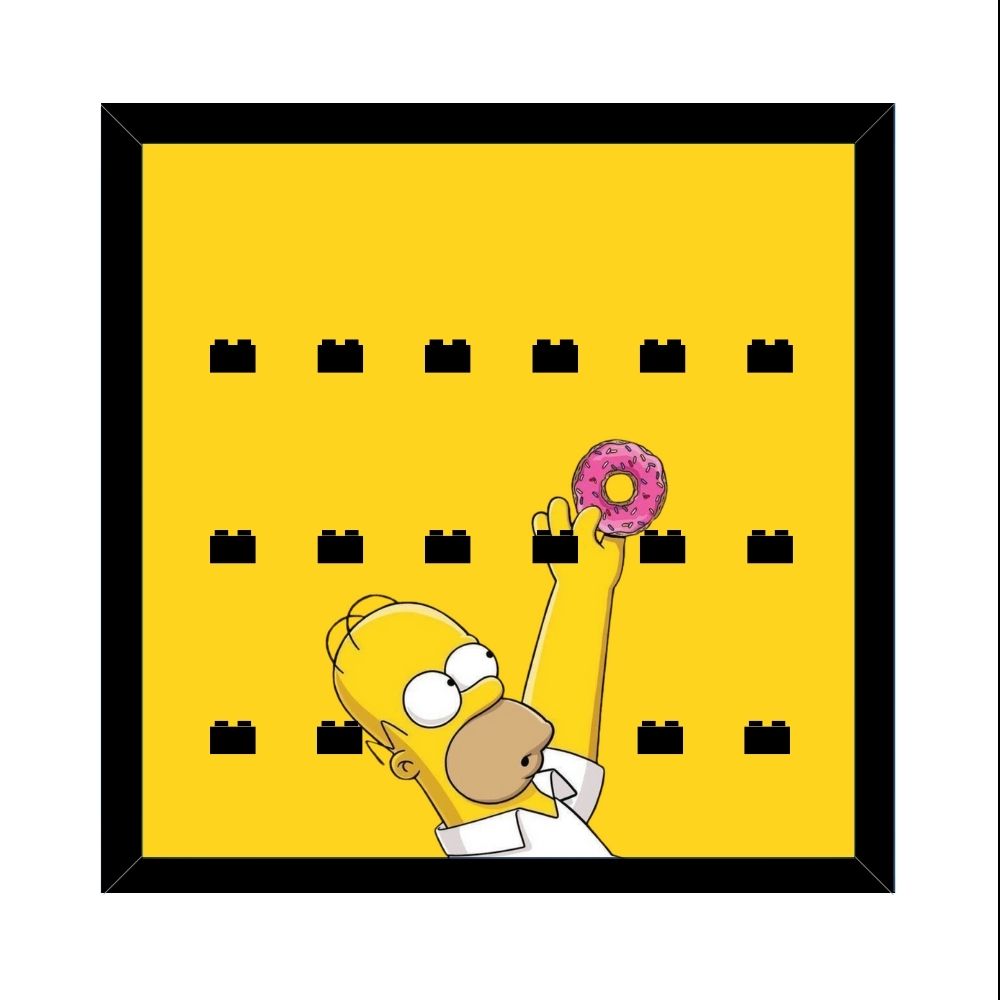 Ramka na LEGO 71005 Minifigures Simpsons Display A LEGO 71009 Minifigures Simpsons 2 Display A