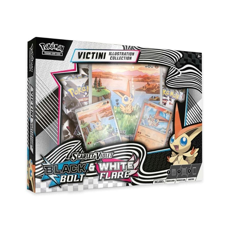 pokémon tcg black bolt & white flare unova victini illustration collection