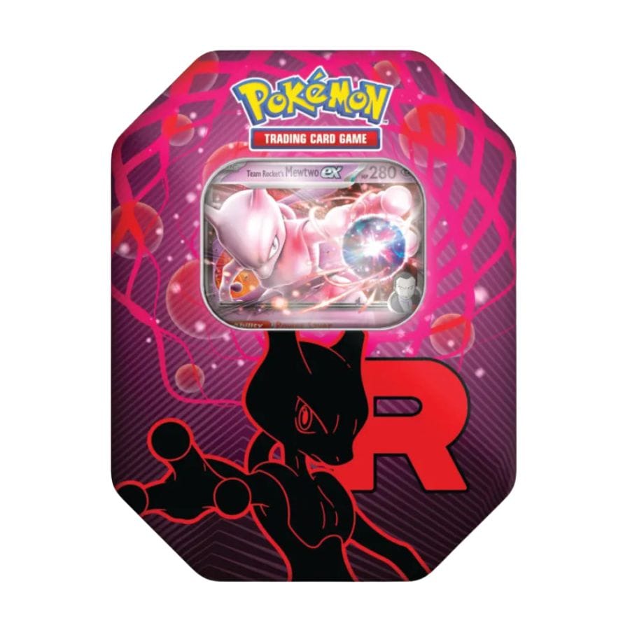 pokémon tcg team rocket tin mewtwo ex