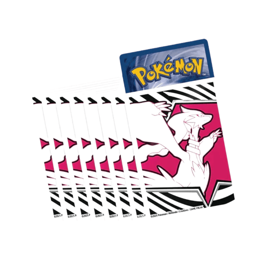 pokémon etb sleeves 1 szt. white flare