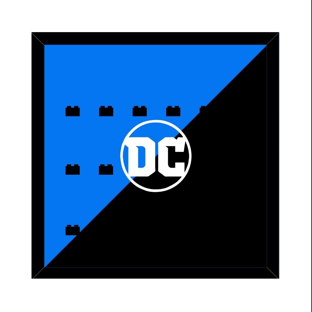 Ramka na LEGO 71026 Minifigures DC Super Heros Display B