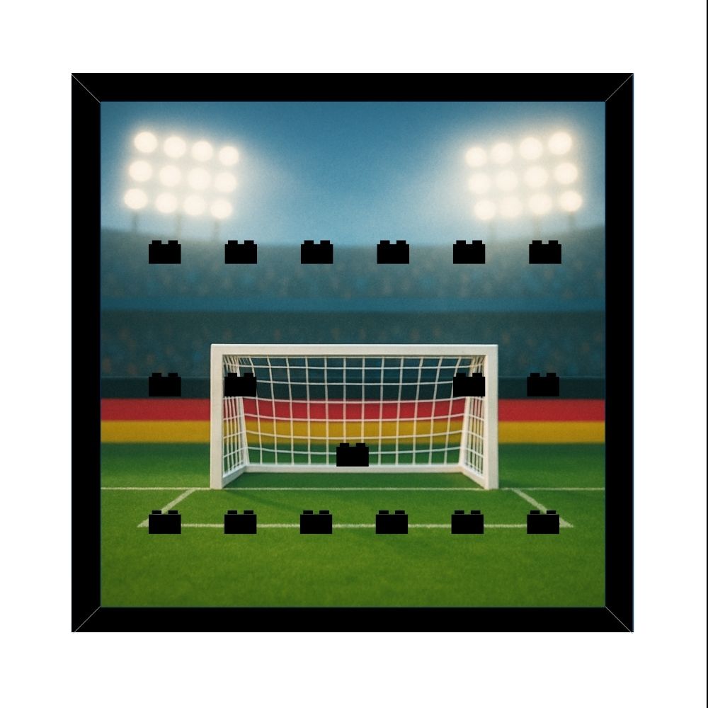 Ramka na LEGO 71014 Minifigures DFB German National Football Team Display B