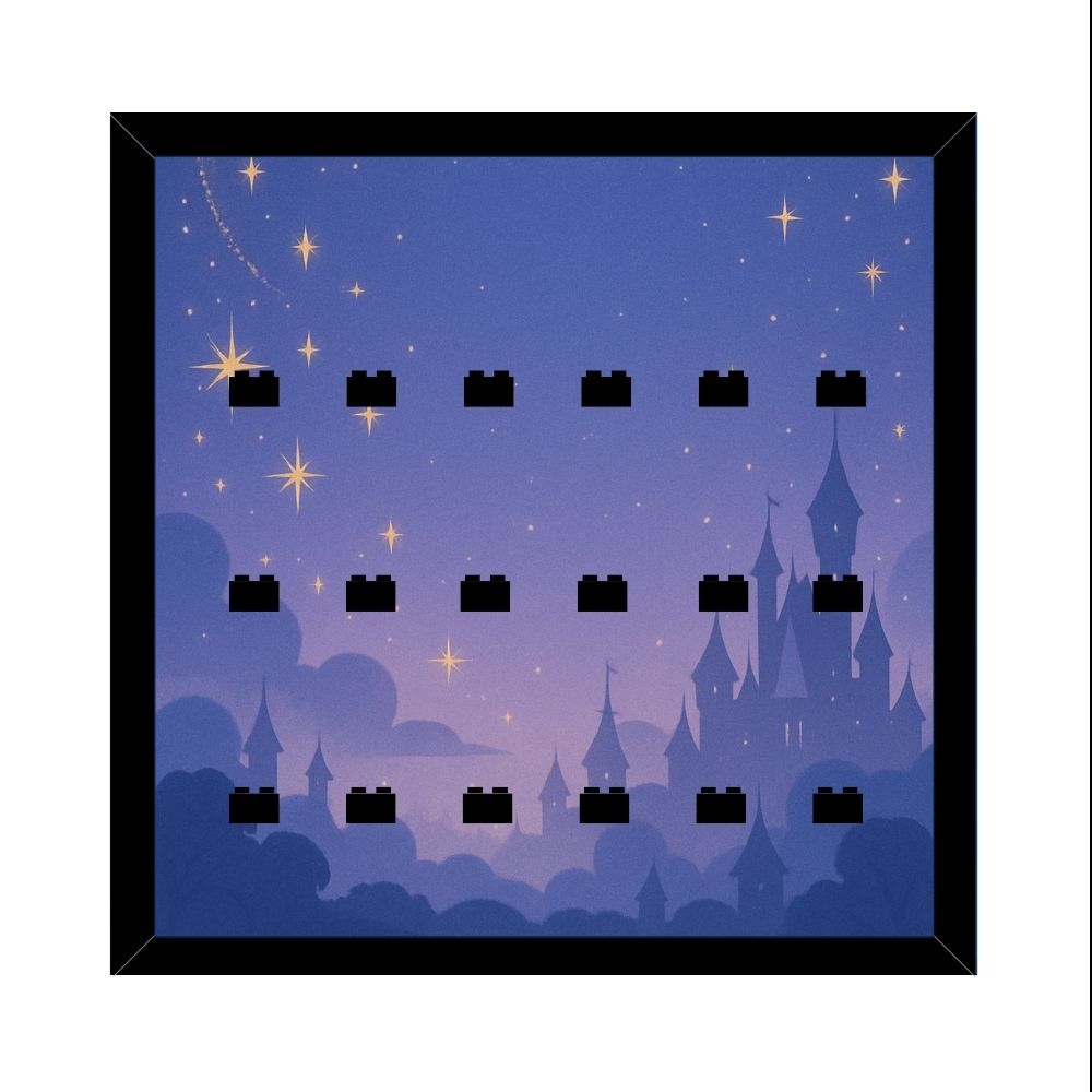 Ramka na LEGO 71012 Minifigures Disney Display B LEGO 71024 Minifigures Disney Display B LEGO 71038 Minifigures Disney Display B