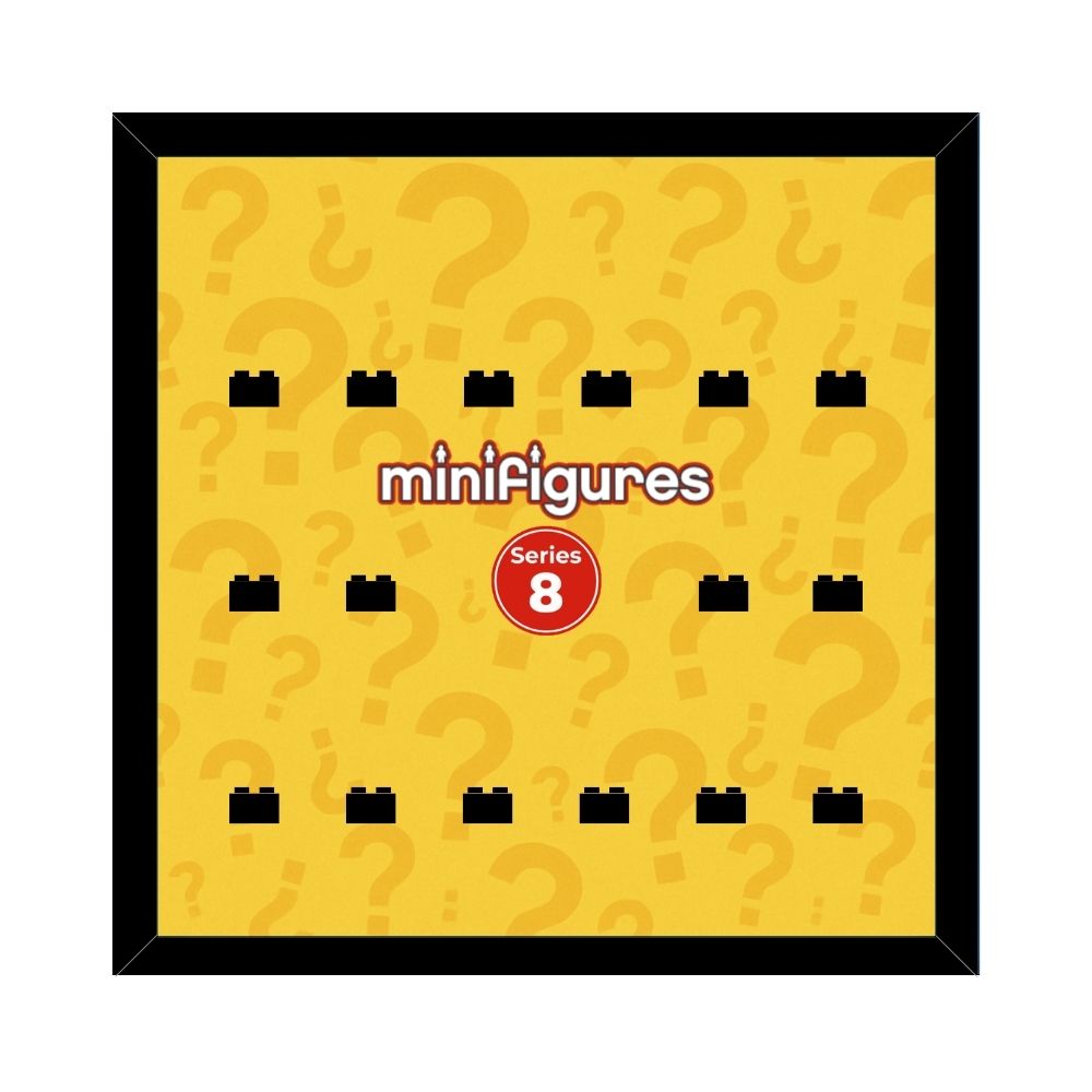 Ramka na LEGO 8833 Minifigures Seria 8 Display A