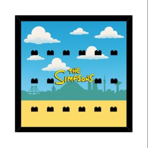 Ramka na LEGO 71005 Minifigures Simpsons Display C LEGO 71009 Minifigures Simpsons 2 Display C