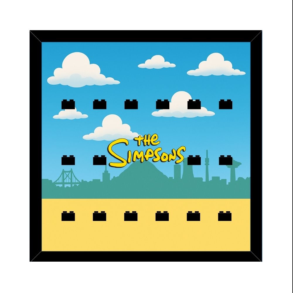 Ramka na LEGO 71005 Minifigures Simpsons Display C LEGO 71009 Minifigures Simpsons 2 Display C