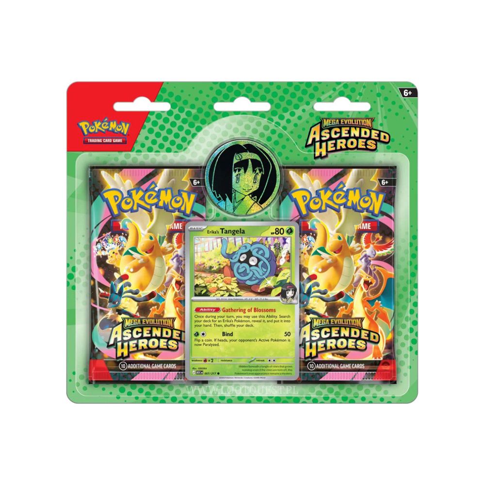 Pokémon TCG Ascended Heroes - Trainer’s 2-pack Blister - Erika