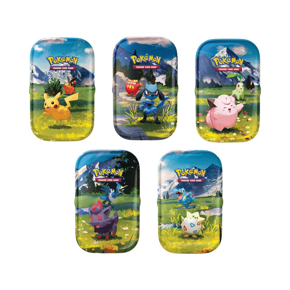 Pokémon TCG Ascended Heroes - Mini Tin - Zestaw 5 wzorów
