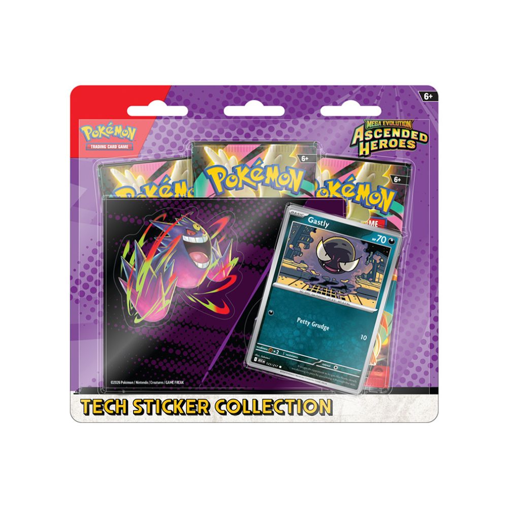 Pokémon TCG Ascended Heroes - Tech Sticker Collection - Gastly
