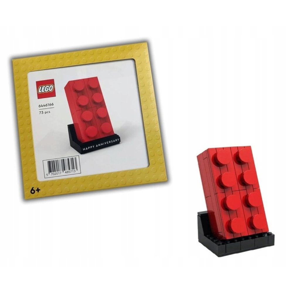 LEGO 6446166 Urodzinowy czerwony klocek Promocyjne