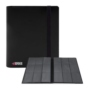 Czarny Binder 360 kart 9-Pocket Safe Cards Storage