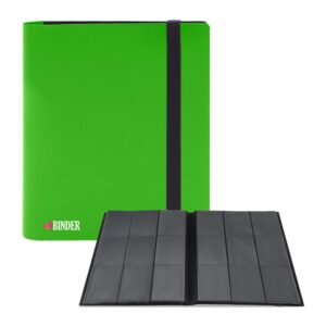 Zielony Binder 360 kart 9-Pocket Safe Cards Storage