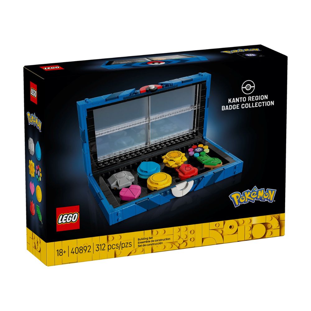 LEGO Pokemon 40892 Kolekcja odznak z regionu Kanto