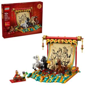 LEGO 80119 Obraz z galopującymi końmi