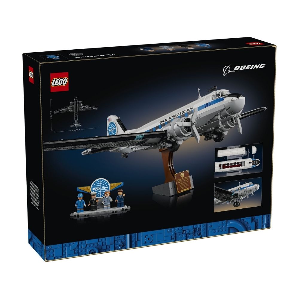 LEGO Icons 11378 Samolot pasażerski Douglas DC-3 PAN AM - obrazek 3