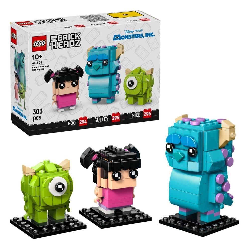 LEGO BrickHeadz 40861 Figurki Sulley’ego, Mike’a i Boo