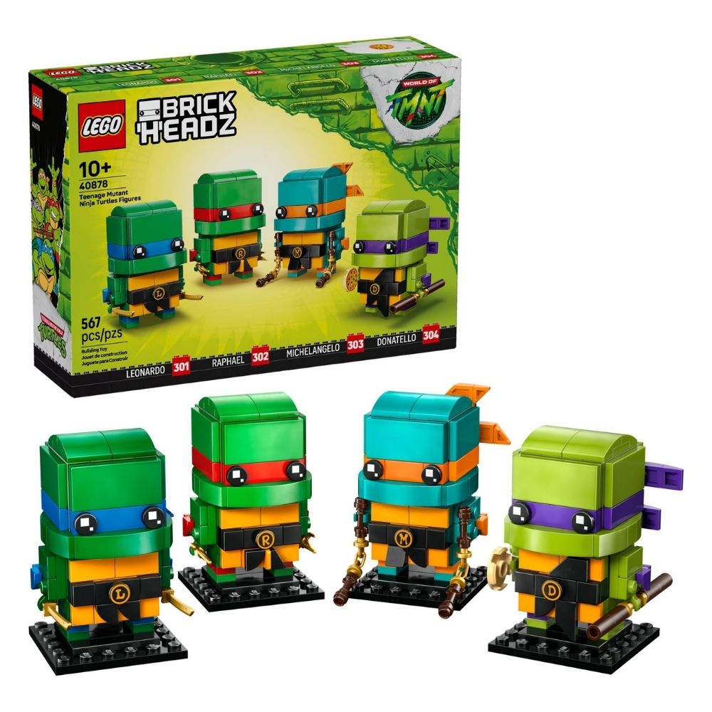 LEGO BrickHeadz 40878 Figurki Wojowniczych żółwi ninja