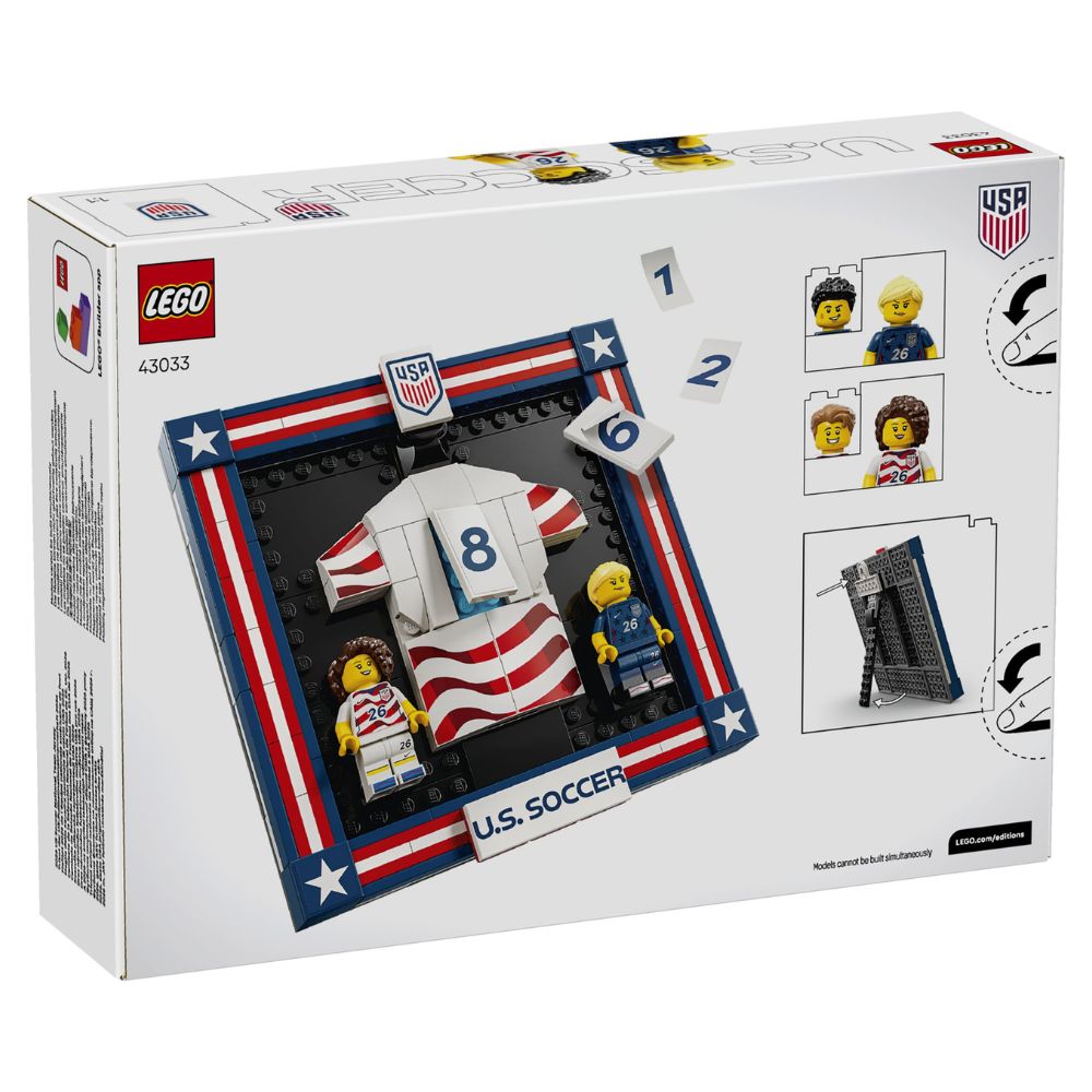 LEGO Editions 43033 Koszulka piłkarska reprezentacji USA 2026 - obrazek 3